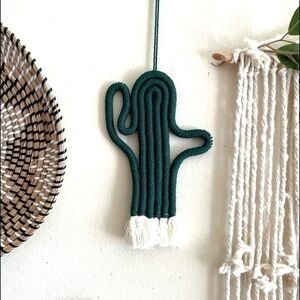 🦙Green Cactus Crochet Wall Decor, 10" Stocking Stuffer